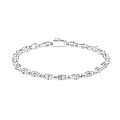 Marquise Cut Moissanite Tennis Bracelet 0.3ct | 14K Gold Filled | Diamonds Grace