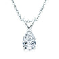 Pear Cut Moissanite Teardrop Pendant Necklace 1.5ct VVS | 925 Silver | Diamonds Grace