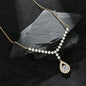 1ct Moissanite Y Lariat Necklace | 925 Sterling Silver | Diamonds Grace