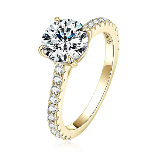 2CT Moissanite Engagement Ring 925 Sterling Silver | Diamonds Grace