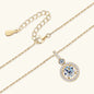 925 Sterling Silver Moissanite Pendant Necklace | Diamonds Grace