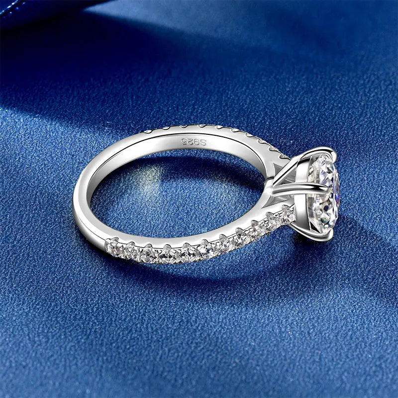 2CT Moissanite Engagement Ring 925 Sterling Silver | Diamonds Grace