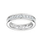 Moissanite Full Eternity Wedding Band | 925 Sterling Silver | Diamonds Grace