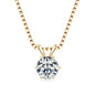 925 Sterling Silver Moissanite Pendant Necklace for Women | Engagement Gift | Diamonds Grace