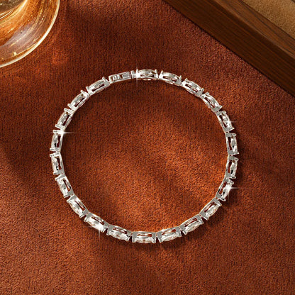 Marquise Cut Moissanite Tennis Bracelet 0.3ct | 14K Gold Filled | Diamonds Grace