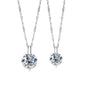 2ct Moissanite Pendant Necklace | 925 Sterling Silver Round Brilliant Cut | Diamonds Grace