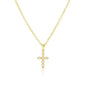 Moissanite Cross Pendant Necklace | D Color | S925 Sterling Silver | Diamonds Grace