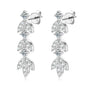 Moissanite Chandelier Drop Earrings | GRA Certified 925 Silver | Diamonds Grace