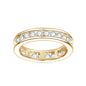 Moissanite Full Eternity Wedding Band | 925 Sterling Silver | Diamonds Grace