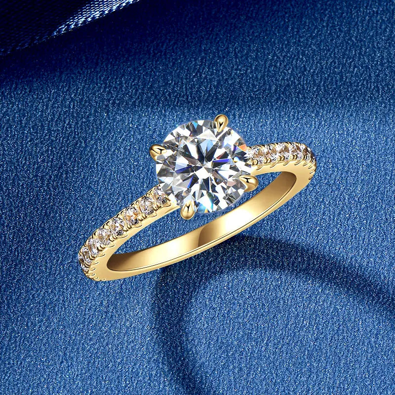 2CT Moissanite Engagement Ring 925 Sterling Silver | Diamonds Grace
