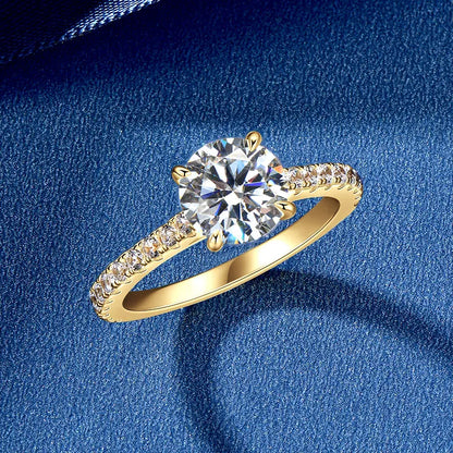2CT Moissanite Engagement Ring 925 Sterling Silver | Diamonds Grace