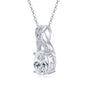 3CT Moissanite Pendant Necklace 925 Silver | Diamonds Grace