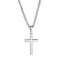 Men's 925 Sterling Silver Cross Pendant Necklace | Diamonds Grace