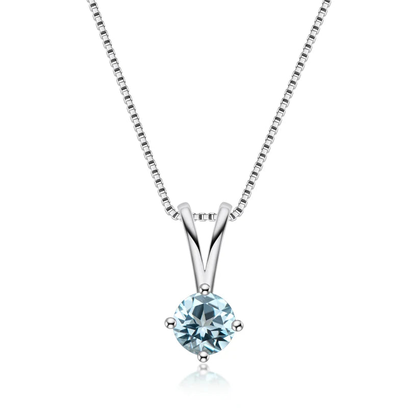 Oval Cut Amethyst Pendant Necklace | 925 Silver White Gold | Diamonds Grace